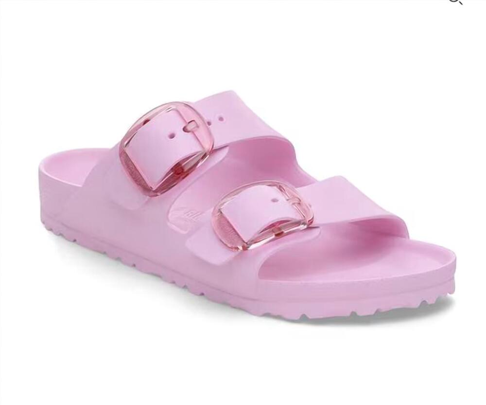 NEW BIRKENSTOCK women's arizona big buckle eva sandal in fondant pink